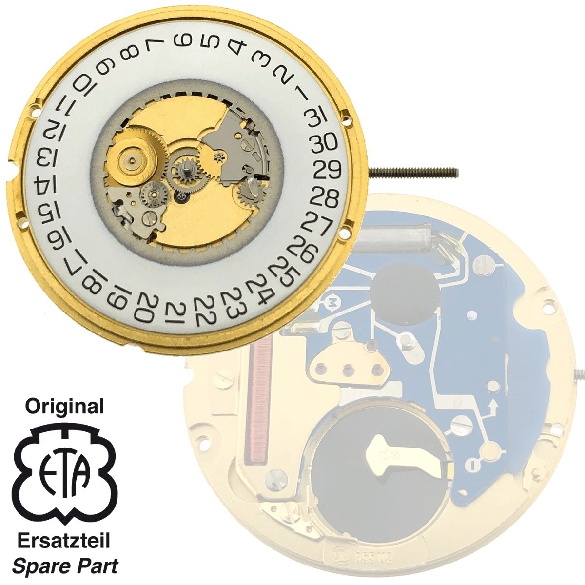 Mouvement à Quartz ETA 955.112 - Trois Aiguilles - Ancien Stock Neuf - Fabriqué En Suisse - Pour Réparation Montre