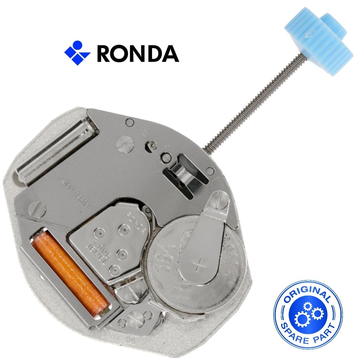 Movimento de quartzo RONDA 763 para relógio - Compre movimento de