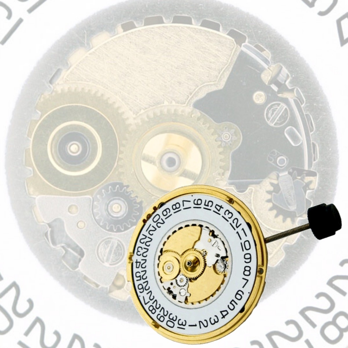 Mouvement De Montre ETA 955.412 - Non Testé, Pour Pièces Ou Restauration - Occasion