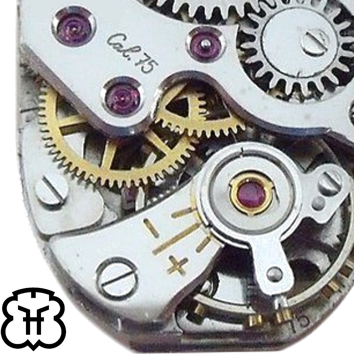 Mouvement De Montre Mécanique FHF 75 Pesag - Avec Cadran Et Aiguilles, Occasion Mais Fonctionnel