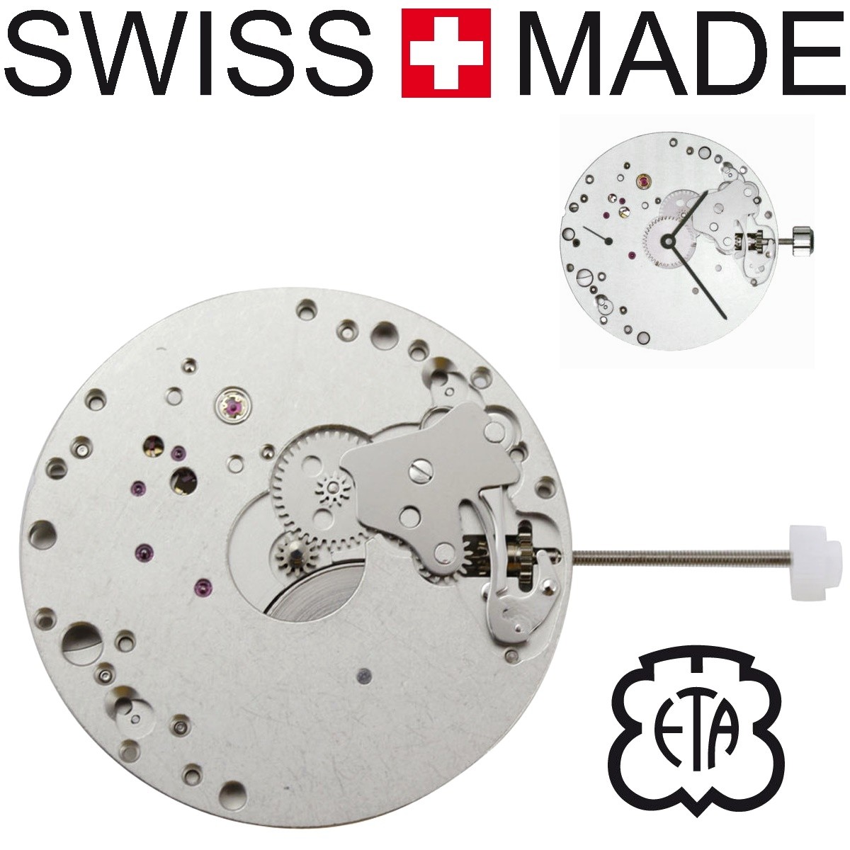 Movimento de relógio Unitas ETA 6497-1 Lepine - Compre um