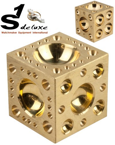 Dado bola de bronze 2,5x2.5x2.5 inch = 6.3x6.3x6.3 cm