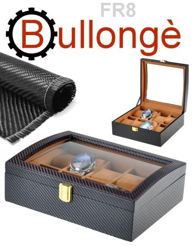 Estojo para 8 relógios de pulso BULLONGÈ FR8