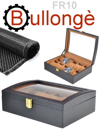 Estojo para 10 relógios de pulso BULLONGÈ FR10