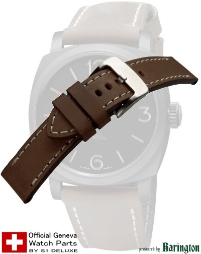 Pulseira de couro ROYAL AERONAUTICAL 26mm Tabaco