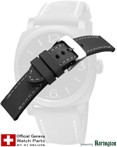 Pulseira de couro ROYAL AERONAUTICAL 20mm Preto
