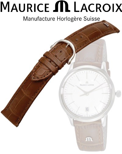 Pulseira MAURICE LACROIX LOUISIANA 16 cognac/inox