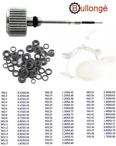 490 mini juntas de vedação (O-Rings) para coroas de relógio