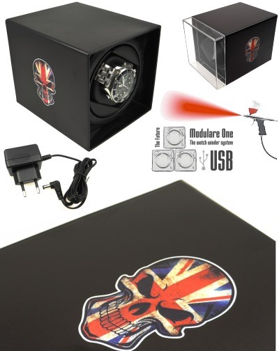 Movimentador MODULARE ONE USB SKULL UK para 1 relógio