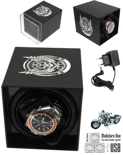 Movimentador MODULARE ONE USB SKULL BIKER para 1 relógio