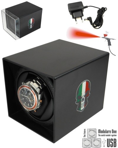 Movimentador MODULARE ONE USB SKULL ITALI para 1 relógio
