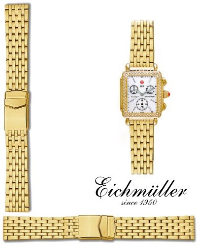 Pulseira de metal PREMIUM GOLDEN 18 mm