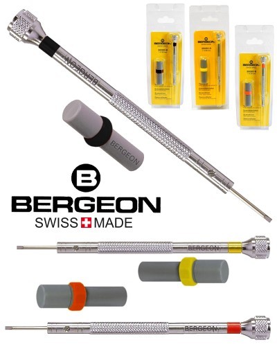 3 Chaves de fenda Bergeon 30080 para relojoeiro