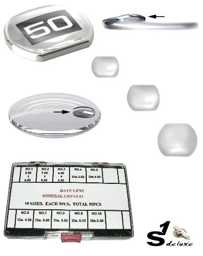 Kit de lupas de data com 10 formatos
