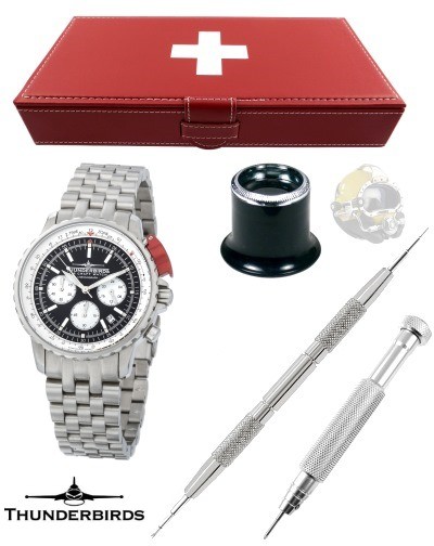 Relógio Thunderbirds Air Craft Watch STEELS PRO