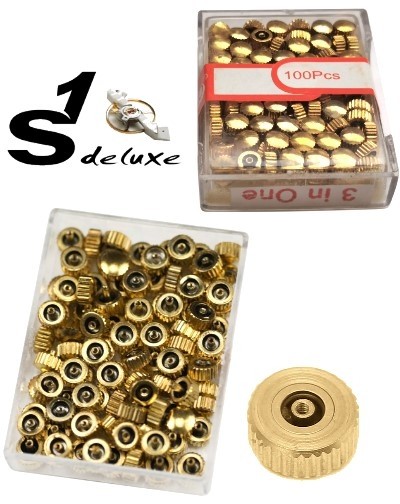 Kit de coroas para relógios GOLDEN com junta de vedação