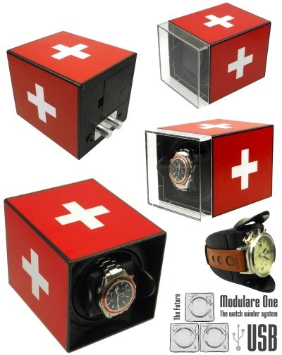 Movimentador MODULARE ONE USB SWISS para 1 relógio