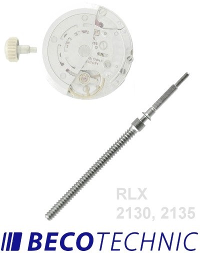 Tige para movimento de relógio RLX 2130 e 2135