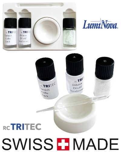 Kit de tintas luminosas Super-LumiNova C7