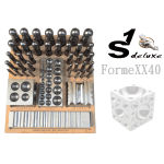Jogo de embutidores FormeXX40 com 40 pecas
