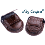 Roy Coopers CROCO MARROM estojo para se prender no cinto