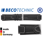 Pulseira de couro Beco Technic TERRASCO 18 preto