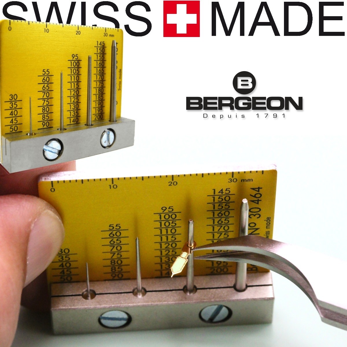 Gabarit D'aiguille De Montre Bergeon 30464 - Pour Percer Les Trous - HG11 - Neuf étiqueté